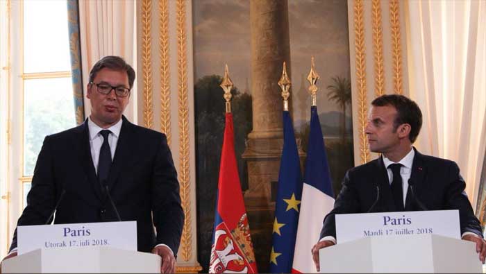 Macron - Vučić