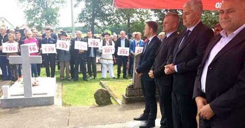 Odžak - komemoracija