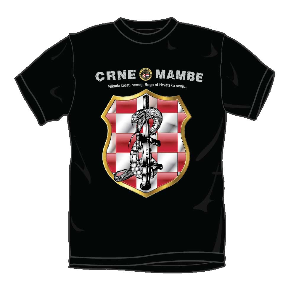 majica '25 godina' - CRNE MAMBE