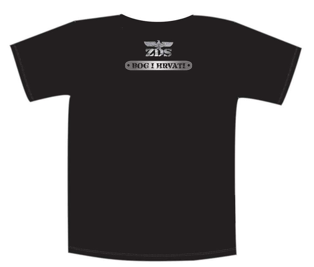 majica Bog i Hrvati - CRN EMAMBE